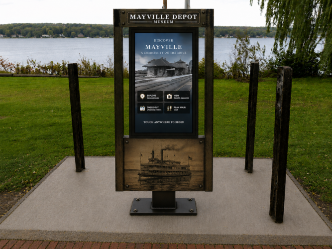 Ceremony set for new digital kiosk in Mayville